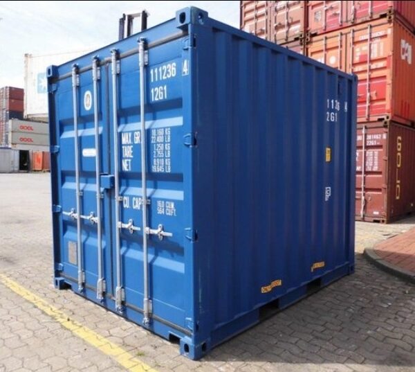 Container marittimo 10 piedi RAL 5010 / container di stoccaggio